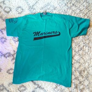 Taunton Jr. Girls Softball VFW Aux. Mariners Tee, Large, Blue